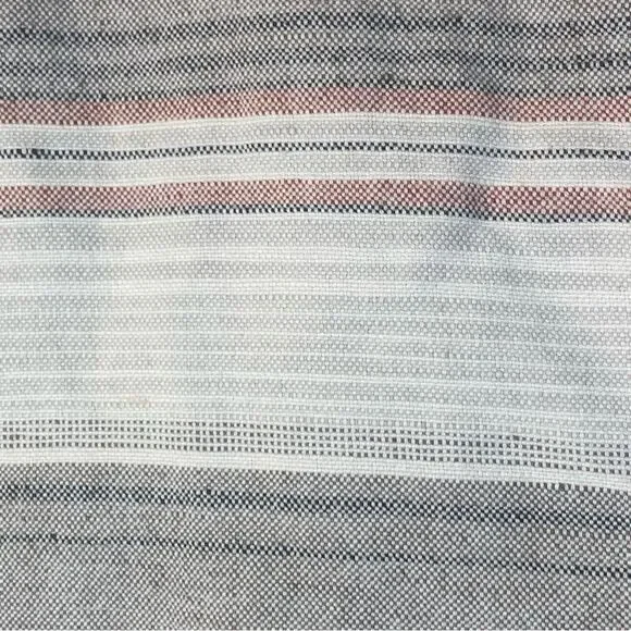 St John's Bay Linen Blend Striped Shorts Size 38 - Picture 7 of 11